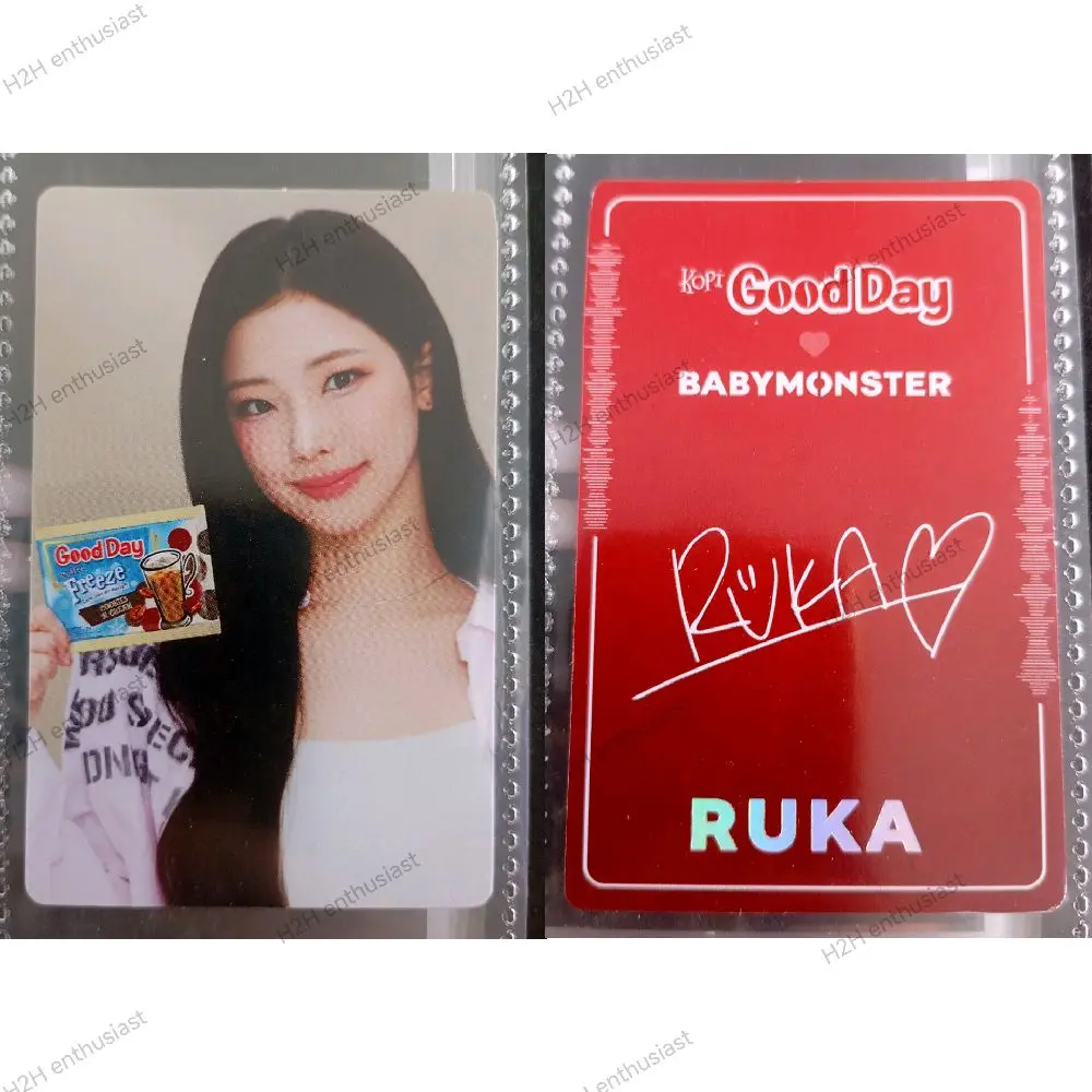 GOOD DAY × BABYMONSTER OFFICIAL PHOTOCARD PC LIMITED EDITION