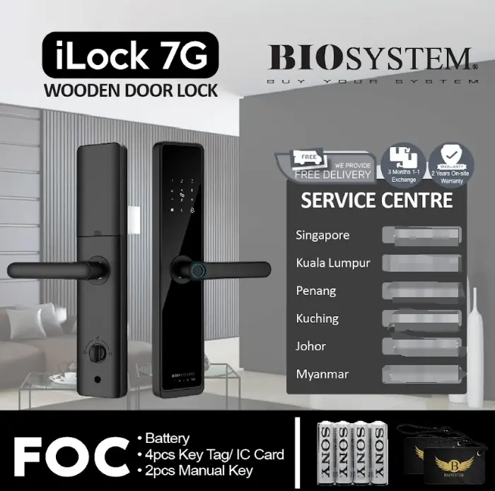 BIOSYSTEM iLOCK 7G DIGITAL DOOR LOCK or BUNDLE SET iLOCK G4 & iLOCK 7G