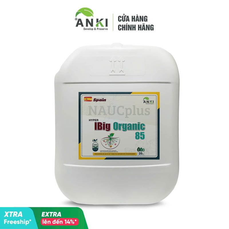   Hàng mới về  Can phân bón hữu cơ IBig Organic 20 Lít  nguyên đai nguyên kiện  nhập khẩu Châu Âu - Dinh dưỡng cao trên 85% - Hàng xịn xò 