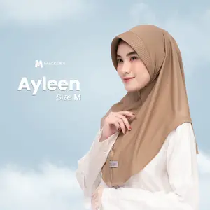 MACCERA - HIJAB BERGO SPORTY PET SIZE M AYLEEN- JILBAB INSTAN BERGO DAILY PET JERSEY - PET BUSA ANTEM