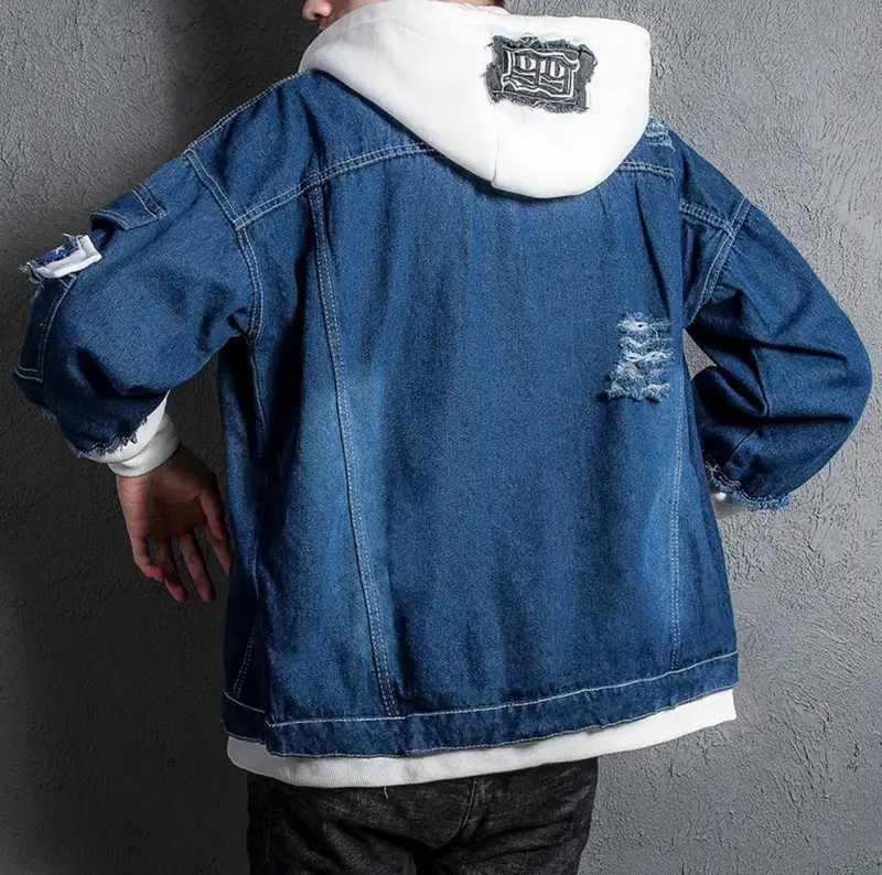 Jaket Koreanstyle Fandom Jeans Kombinasi Lotto Pria Wanita Casual Terbaru 2025 6