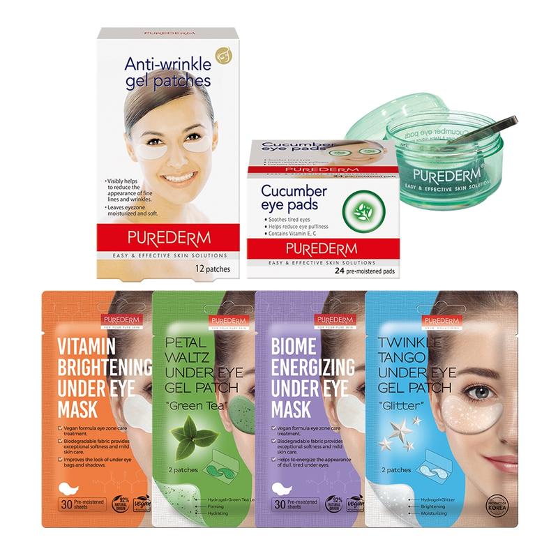 Purederm Under Eye Gel Patches, Under Eye Pads , Under Eye Mask ...