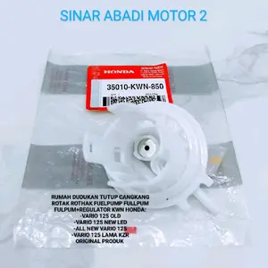 RUMAH DUDUKAN TUTUP CANGKANG ROTAK ROTHAK FUELPUMP FULLPUM FULPUM+REGULATOR KWN HONDA VARIO 125 OLD VARIO 125 NEW LED ALL NEW VARIO 125 VARIO 125 LAMA KZR ORIGINAL PRODUK