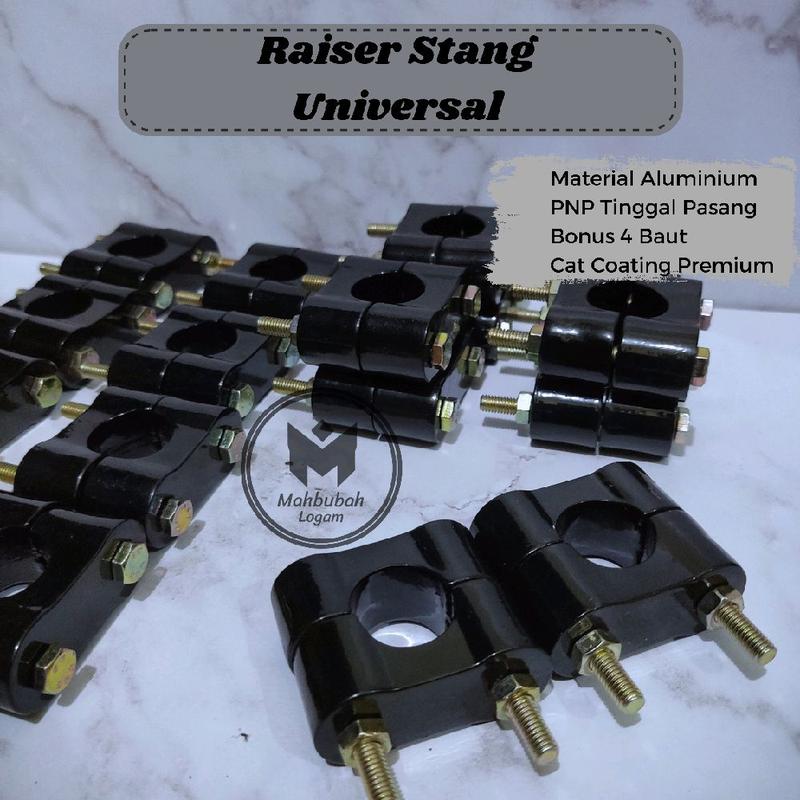 Raiser Stang Universal Riser Pangkon Motor Satria Vixion Tiger MegaPro Sonic Cbr Cb Byson Verza. 2