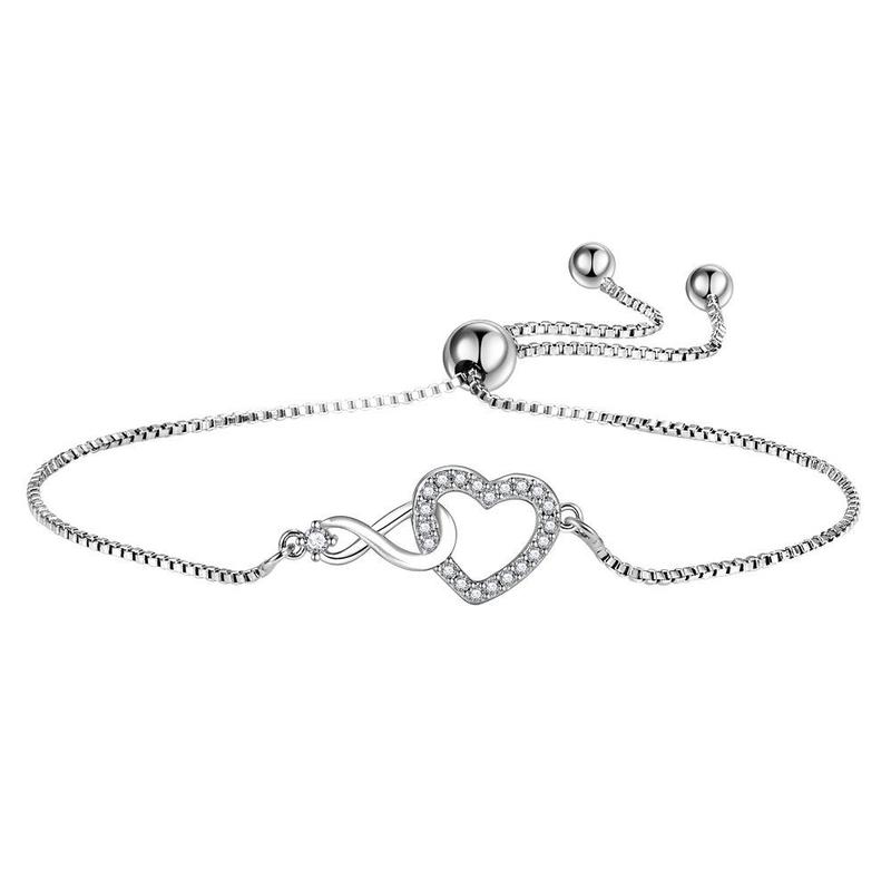 Vòng Cổ Đeo Được, Quý Cô Sành Điệu, Đeo Hàng Ngày, Với Zirconia Sáng, Màu Bạc, Mặt Dây Chuyền Trang Sức, Thích Hợp Để Đính Hôn, Hợp Xu hướng, Quà Tặng Trang Sức vòng  cổ 9