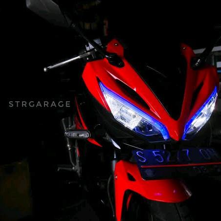 LAMPU ALIS CBR150R NEW CB150R OLD SEPASANG KANAN KIRI LAMPU ALIS CBR150R FREE DEVIL EYES 2PCS 3