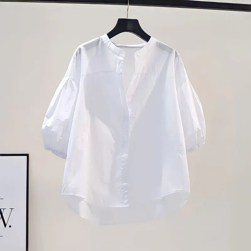SAVIRA BLOUSE TRENDY / ATASAN WANITA LENGAN 7/8 KATUN POPLIN PREMIUM 365 2