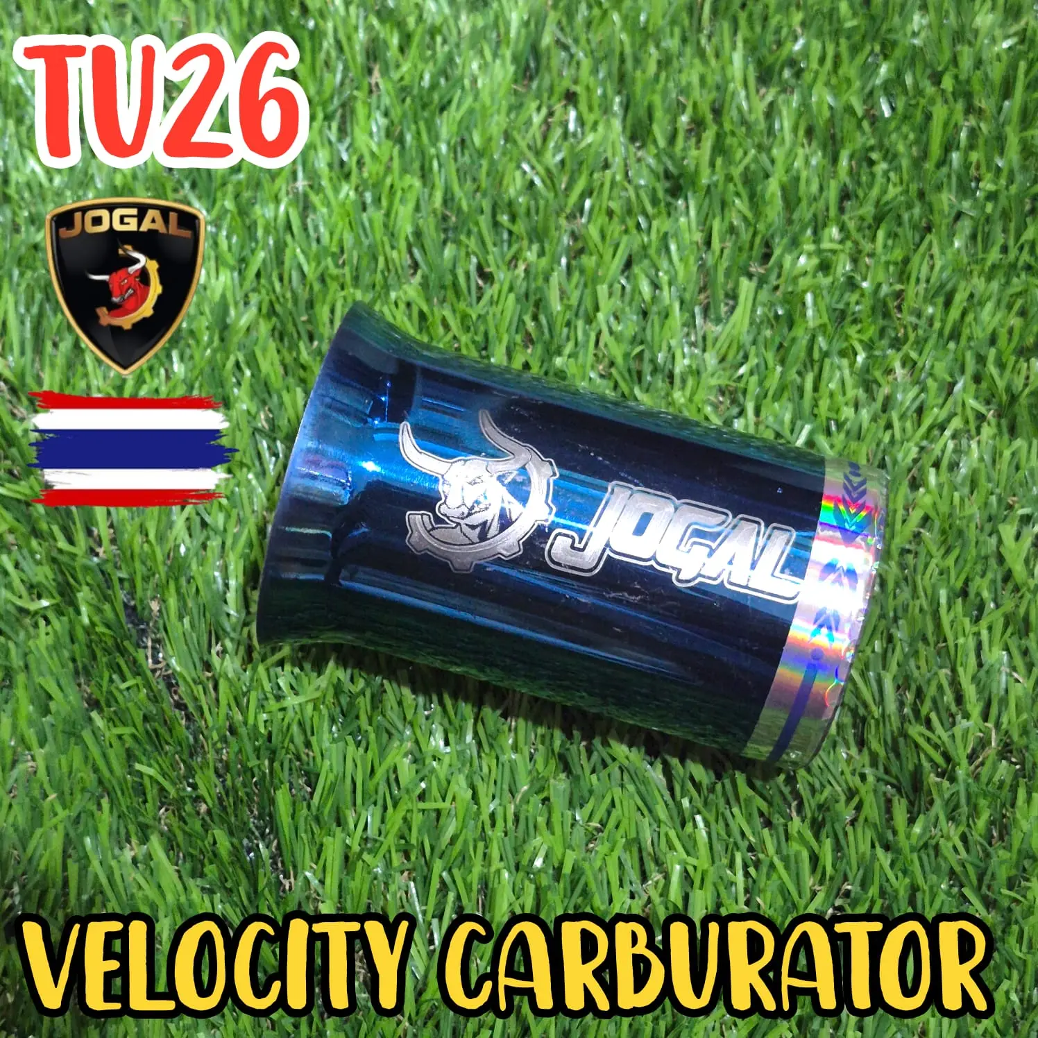 (JOGAL ) TU26 VELOCITY STAINLES STEEL - filter udara racing - saringan udara racing mesin semprot hama 2tak TNK 777 767