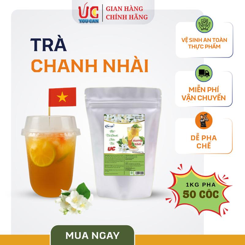 Trà Chanh Nhài Siêu Rẻ 1 gói 1kg Trà UC Hàng Công Ty Thơm Ngon Chuẩn Vị Dễ Pha Nước Uống Giải Khát Thanh Nhiệt Tươi Mát