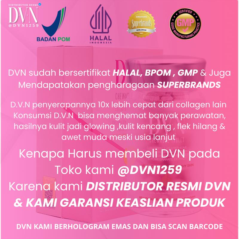 Dvn Kolagen Asli | Dvn Collagen Original | Store Dvn Original, Aman Untuk Semua Jenis Kulit Bpom collagen  dvn  flek  hitam 4