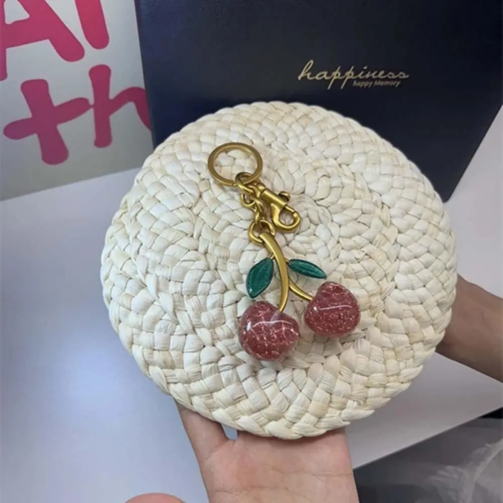 gantungan kunci tas Cherry Bag Charm cherry keychain gantungan kunci gantungan tas cherry  bag Resin