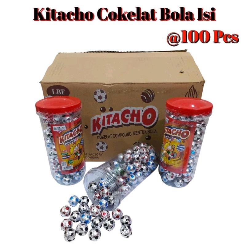 Kitacho Atau Ferococo Cokelat Bola isi 100 Pcs - Toples Chocolate Snack ...