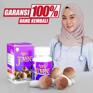 Agaric Jovens - Terbuat dari Ekstrak Jamur Dewa dan Temu Putih