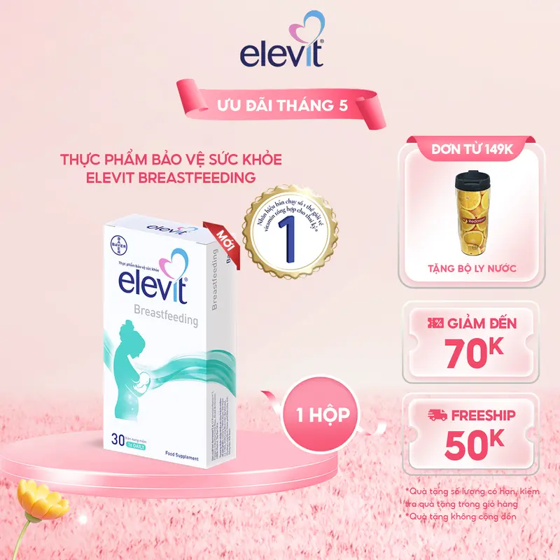 [Sản phẩm mới] Elevit Breastfeeding Vitamin tổng hợp và bảo vệ sức khỏe phụ nữ cho con bú 0