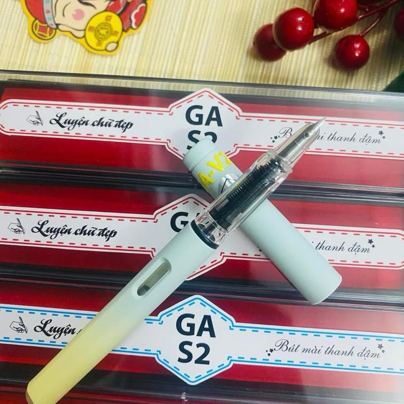 BÚT LUYỆN CHỮ ĐẸP NGÒI MÀI THANH ĐẬM GA-V2 (BÚT MỰC XOÁ ĐƯỢC) 4
