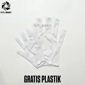 Sarung Tangan Upacara Paskibra Pramuka Pengantin Lembut Anak & Dewasa