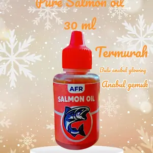 Minyak salmon murni/ Salmon Oil isi 30 dan 15 ml vitamin untuk kucing,anjing , kelinci, hamster, burung ocehan , Merpati