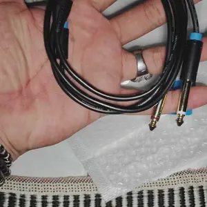 VENTION Kabel Aux Splitter 3.5mm to 2x 6.5mm TRS to TS Gold Plated Male Accessories Black