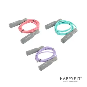 HAPPYFIT Foam Jump Rope - Lompat Tali Gagang Anti Licin