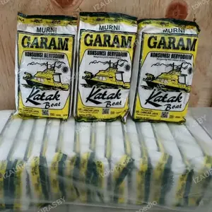 PAKET 1KG HEMAT ISI 5 PCS GARAM DAPUR MURNI BERYODIUM CAP KATAK 200 GRAM GARAM CAP KATAK