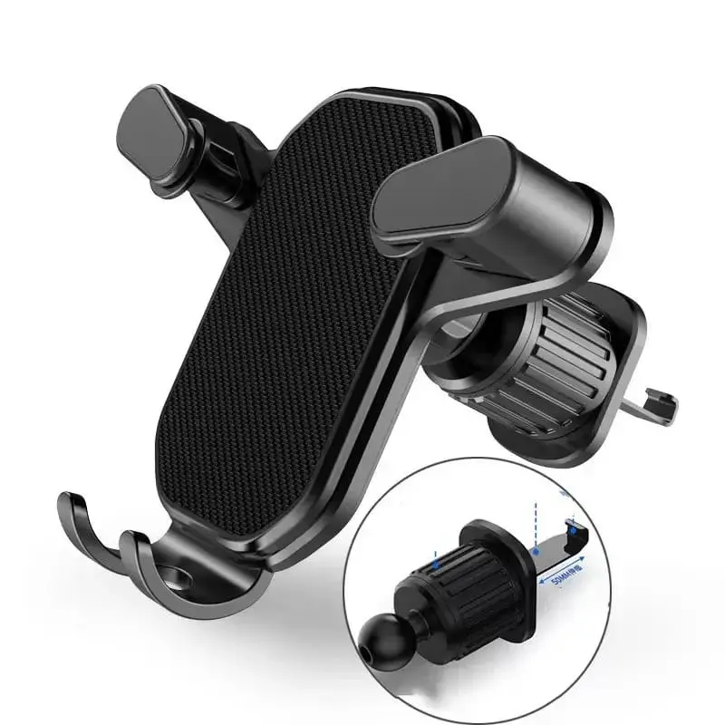Acchp Car Phone Holder HD62 HD-62 pasang AC mobil Gravitasi Vetilasi Udara Kait Telepon Gunung 360 Derajat Rotasi Ponsel 4