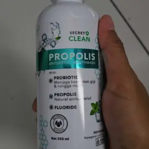 [NEW PRODUCT] [FYC] Secret Clean Propolis Antiseptic Mouthwash 150ml & 300ml isi 1pcs atau 2pcs - Obat Kumur tanpa alkohol -  Cairan pembersih rongga mulut - Anti bau mulut & nafas segar - Paket obat kumur murah