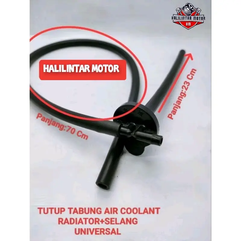 Tutup tabung air Coolant radiator+Selang Universal harga satuan