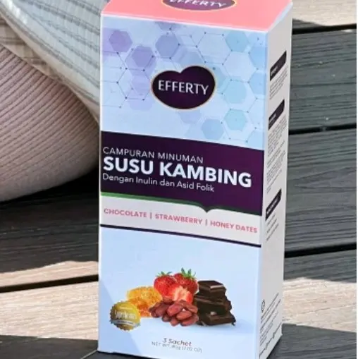 Efferty Essential Flavours Minibox 3 sachets Choc Strawberry Honey Dates