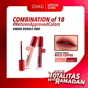 [BEST SELLER] OMG OH MY GLAM MatteLast Lip Cream Bold Coffee Ombre
