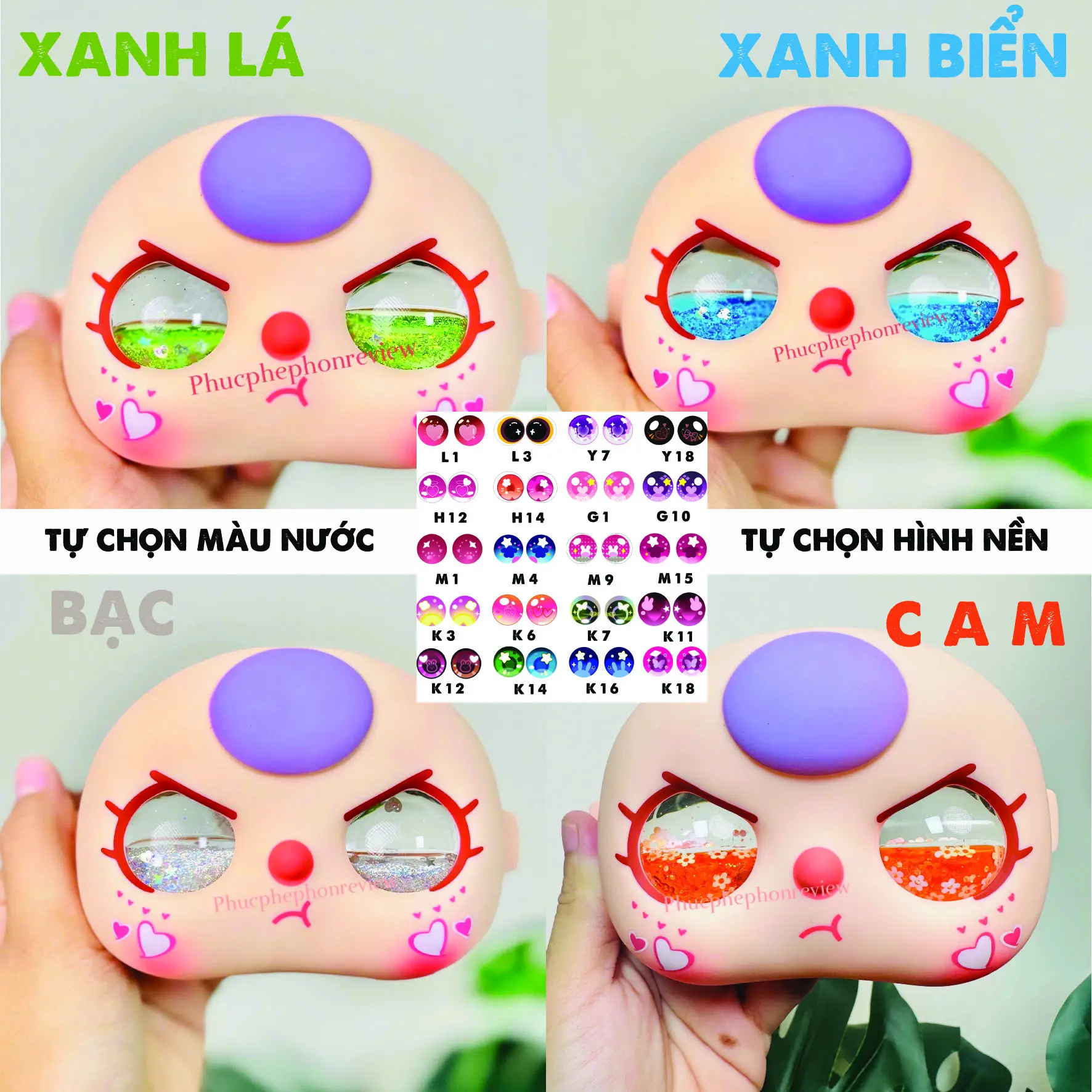 [400%] Mắt Nước Chảy THAY CHO MẮT RƯNG VÀ DORA - Phụ Kiện Búp Bê - Mẫu Mắt Dora 400%