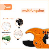 Gambar CAB Gunting Pipa PVC Profesional /Alat Potong Presisi, Tajam,Aluminium steel /multifungsi pipa /42mm dari cabofficialstore Kota Surabaya 5 Tokopedia