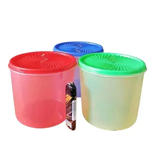 Toples 1 Liter murah meriah warna stabilo toples lebaran Biru Hijau Merah Plastik