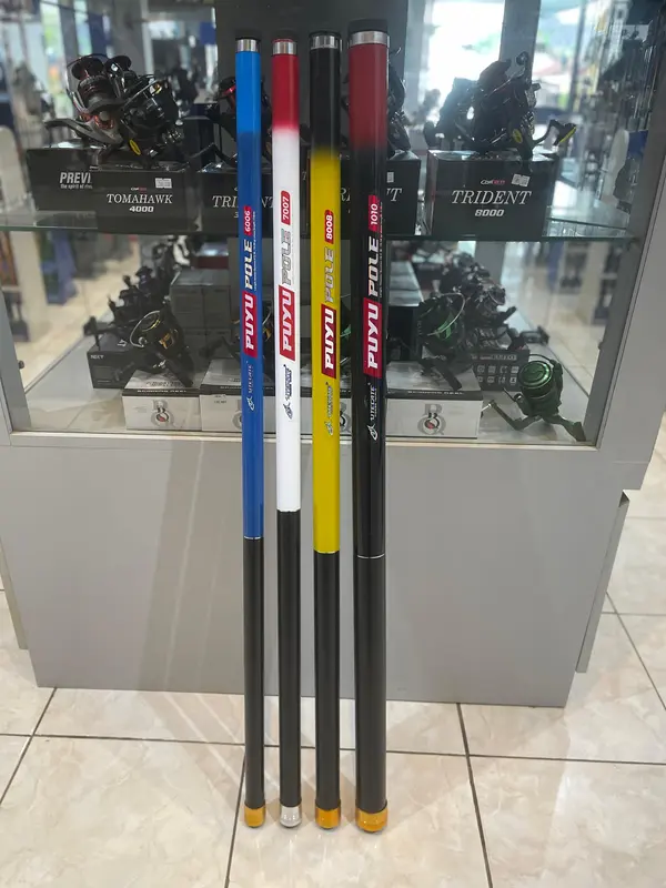 Tegek Utecate Puyu Pole | Stik Gabus Kaku Ring Tip Fiber Solid | Joran Mancing Dudul Super Kuat dan Awet | Joran Tiang Bendera dan Galah Burung 4