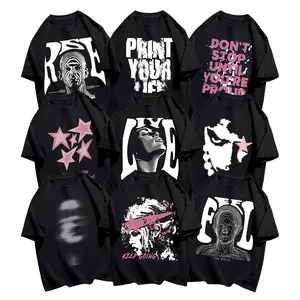 VIBEST Kaos Unisex Lengan Pendek Distro Skena | Atasan Wanita Jumbo