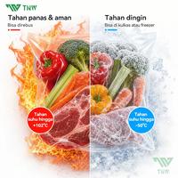 Gambar TNW Plastik Vacuum Sealer 40PCS Emboss Vacuum Makanan Polos 20x25cm Food Grade - Kantong Vacuum dari TNW Home Kota Tangerang 3 Tokopedia