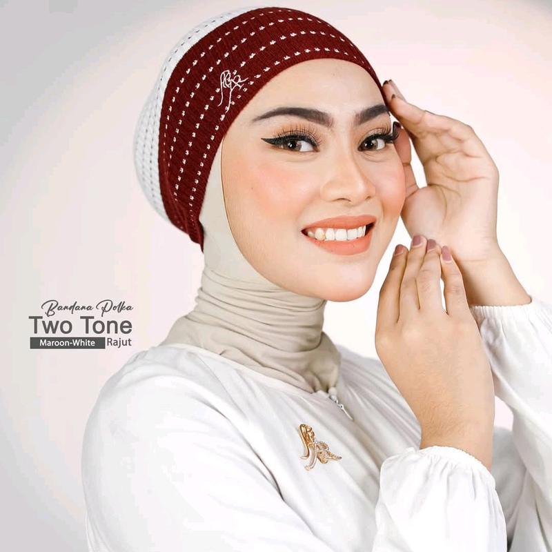 BANDANA POLKA TWO TONE // BY ARRAFI // NEW ARRIVAL // BEST SELLER 1