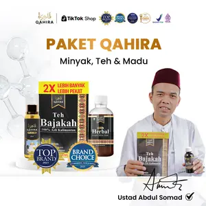 Promo Qahira-Paket Hemat dan Best Seller-Minyak, Teh dan Madu Bajakah Premium Untuk Kempeskan Benjolan, Supleman Makanan-Suplemen Kesehatan, Sudah BPOM dan Halal MUI