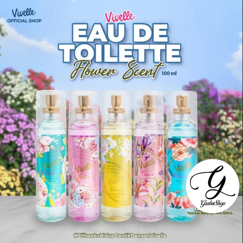 Parfum Wanita Vivelle Eau De Toilette Flower Scent 100 ml Elegan