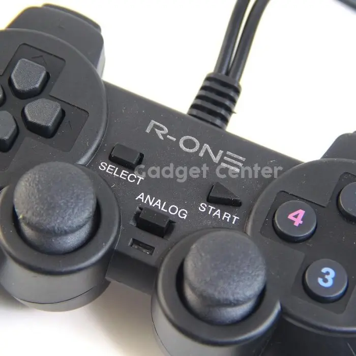 Joystick PC/Gamepad Double Getar R-ONE / Stik Game untuk Laptop /StIck 2