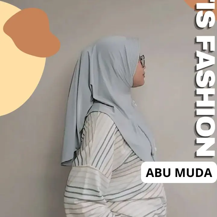 Kerudung Bergo Bahan Balon Adem Berkualitas Anti Slip Jilbab Instan Nyaman ukuran M 6
