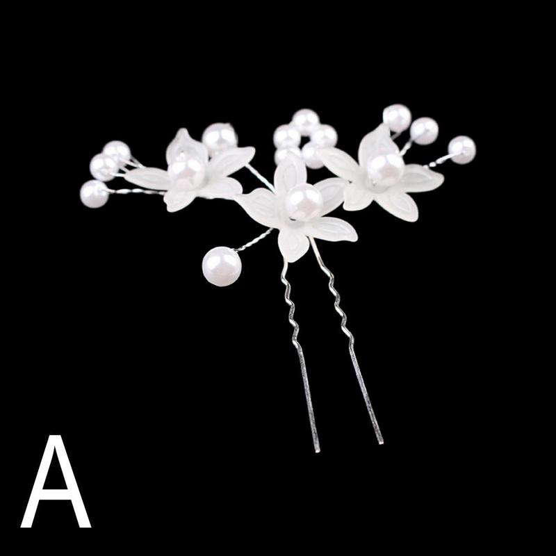 Product Introduction of U Shape Flower Hair Clips Bridal Headpiece Mesh Flower Wedding Accessories Headdress Bridal G5A2 20