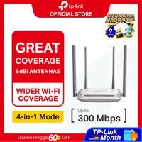 Gambar Mercusys MW325R 2T2R 300Mbps Enhanced Signal Wireless N Wi-Fi Router Qualcomm 4 Fixed Antennas TP LINK TPLINK - MW325R dari TP-Link Indonesia Kab. Tangerang 1 Tokopedia