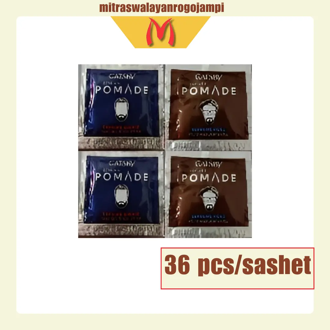 Gatsby Styling Pomade Sachet ( isi 36 ) | Supreme Grease | Supreme Hold