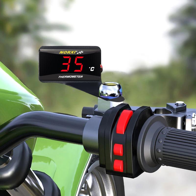 Product Introduction of Cảm biến nhiệt độ đầu xi lanh xe máy, dụng cụ kỹ thuật số hình vuông mini, cho Yamaha nmax125, đồng hồ đo Thông Dụng 3