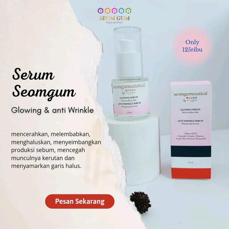 Serum Seom Gum Glowing dan Anti Wrinkle Asli 1