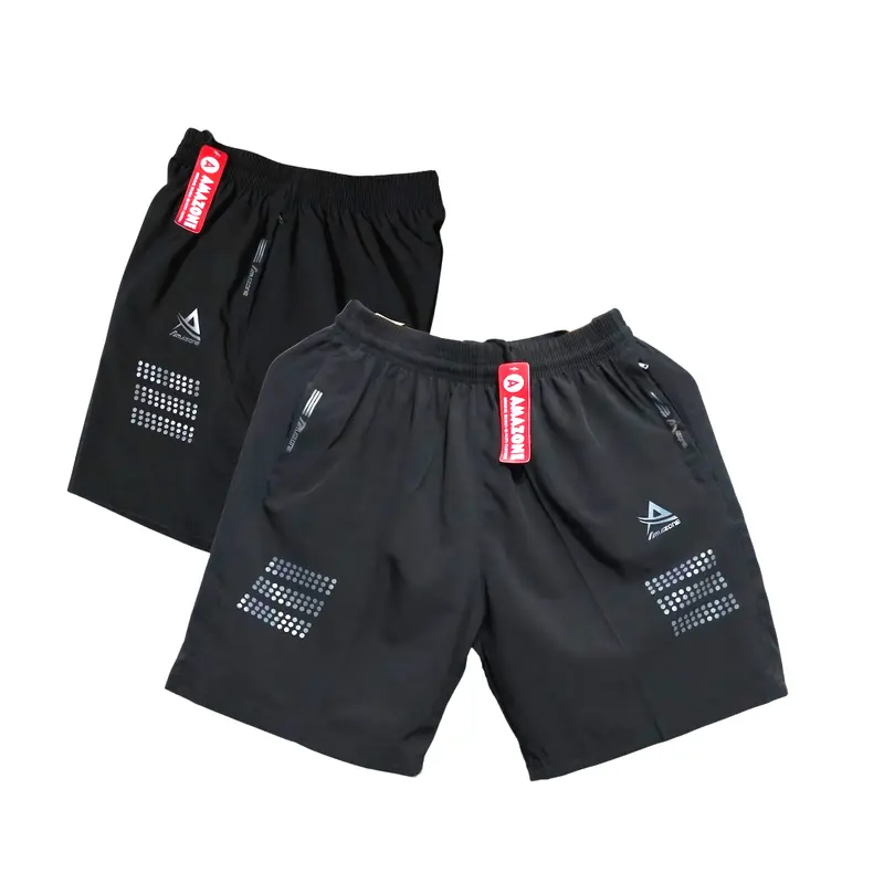Celana Pendek Olahraga Sport Short Pant Running Pria Dewasa Saku Resleting Pantai Casual Kolor Cowok Gym Fitnes Badminton Jogging Lari Volly Basket Futsal Parasut Premium Bahan Tebal Berkualitas Nyaman Standar Panjang Karet Pinggang Cepat Kering All Size 5