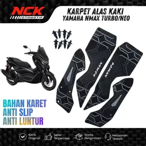 KARPET PIJAKAN KAKI MOTOR NMAX TURBO/NEO BORDES KARET TEBAL