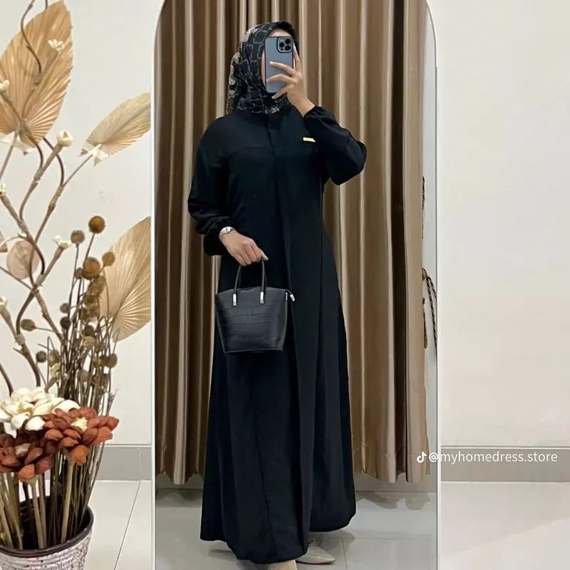 Abaya Elsira 2 VARIASI SET HIJAB&BROSS- Free Bross SAJA// Busui Friendly 2