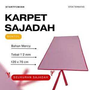 KARPET MINI SAJADAH ukuran 70x120  | KARPET LANTAI POLOS | MATRAS LANTAI | ALAS SAJADAH Tebal Muslim