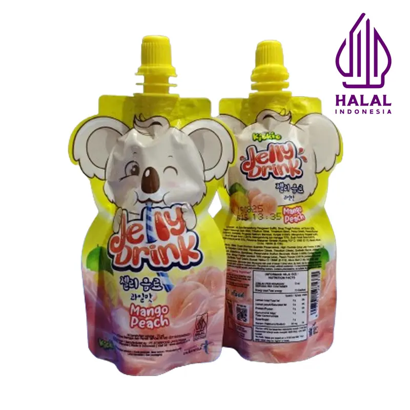 Minuman Kiokio Jelly Drink Mango Peach HALAL 70ml BPOM MD221182002500237 Food Jeli Makanan 0